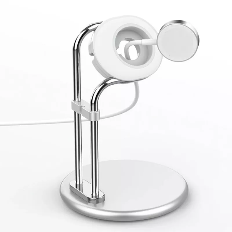 Stojak indukcyjny SAW-300 do Apple Watch srebrny