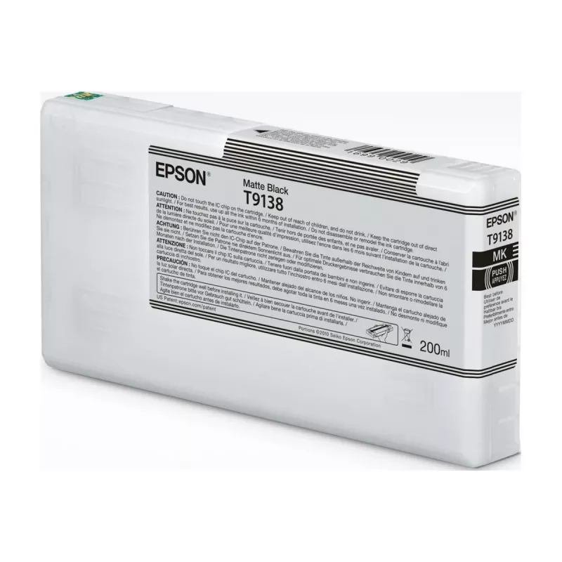 Wkład atramentowy Epson T9138 matowa czerń 200 ml – Wkład atramentowy matowa czerń