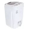 Pralnica ładowana od góry Adler AD 8055, przenośna, pojemność 3 kg, kremowa, sterowanie pokrętłem, 150 W