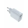 Universal charger 2x3A USB C + USB A Moc Delivery Biały