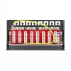 Patch panel DELOCK Mini Desktop RJ45 8-portowy Cat.6A ekranowany czarny do montażu na stole, ścianie lub szynie DIN