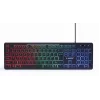 Przewodowa klawiatura pełnowymiarowa z myszą Gembird KBS-UML-01 — USB, QWERTY US, 104 klawisze, czarna