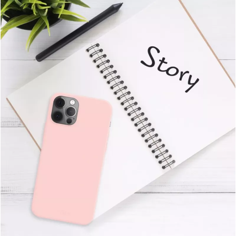 Fixed Story | Tylna obudowa | Apple | iPhone 16 Plus | Gumowana | Różowy