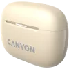Słuchawki Canyon CNS-TWS10BG True Wireless Stereo (TWS) douszne do rozmów/muzyki/sportu/codziennego użytku USB Type-C Bluetooth Beżowy (CNS-TWS10BG)