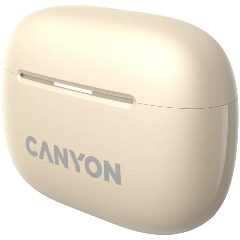 Słuchawki Canyon CNS-TWS10BG True Wireless Stereo (TWS) douszne do rozmów/muzyki/sportu/codziennego użytku USB Type-C Bluetooth Beżowy (CNS-TWS10BG)