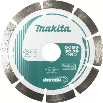 Tarcza diamentowa tnąca Makita D-80086 średnica 125 mm otwór 22,23 mm