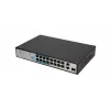 Przełącznik Extralink VIRTUS V3 Niezarządzalny L2 16x Fast Ethernet (10/100) PoE 1U Czarny