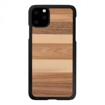 Etui do smartfona „man and wood” na iPhone 11 Pro Max — czarne
