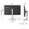 JAPANNEXT JN-I270FHD200F-HSP monitor komputerowy 68,6 cm (27 cali) 1920 x 1080 pikseli Full HD LED Srebrny