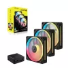 CORSAIR iCUE LINK LX120-R ARGB Reverse Blade 120mm wentylatory do obudowy - 3 szt. - czarny