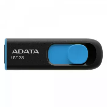ADATA DashDrive UV128 32GB Pamięć USB USB Type-A 3.2 Gen 1 (3.1 Gen 1) Czarny, Niebieski