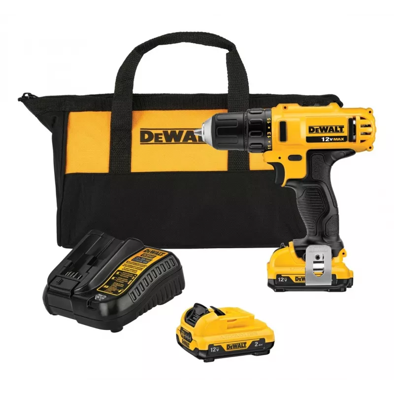 DeWALT DCD Bezkluczykowy Akumulatorowy Wiertarko-Wkrętarka 10.8V Li-Ion, Wtyczka Euro