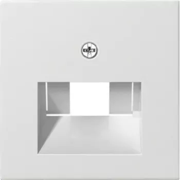 Płytka ścienna / osłona wyłącznika Gira, model 027027, biała, klasyczny design, 1 szt.