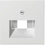 Płytka ścienna / osłona wyłącznika Gira, model 027027, biała, klasyczny design, 1 szt.