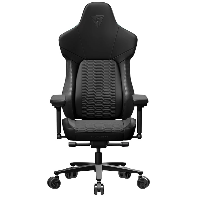 Uniwersalny fotel gamingowy ThunderX3 CORE Racer Tapicerowane siedzisko Czarny