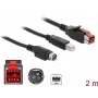 Kabel USB DeLOCK 85488 USB 2.0 2m USB B Czarny