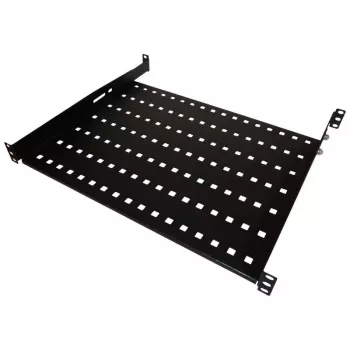 Alantec SA-P-19-1U-650-4-C-02 19-calowa półka rack stała 1U, głębokość 650 mm, montaż 4-punktowy, czarna