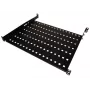 Alantec SA-P-19-1U-650-4-C-02 19-calowa półka rack stała 1U, głębokość 650 mm, montaż 4-punktowy, czarna