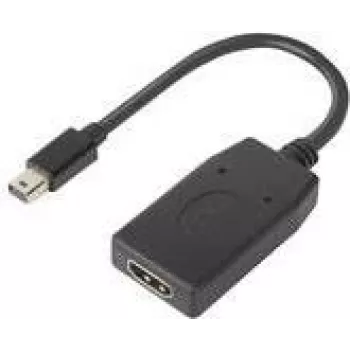 Przejściówka kabla wideo Lenovo 4X90Q93976 Mini DisplayPort na HDMI Czarna