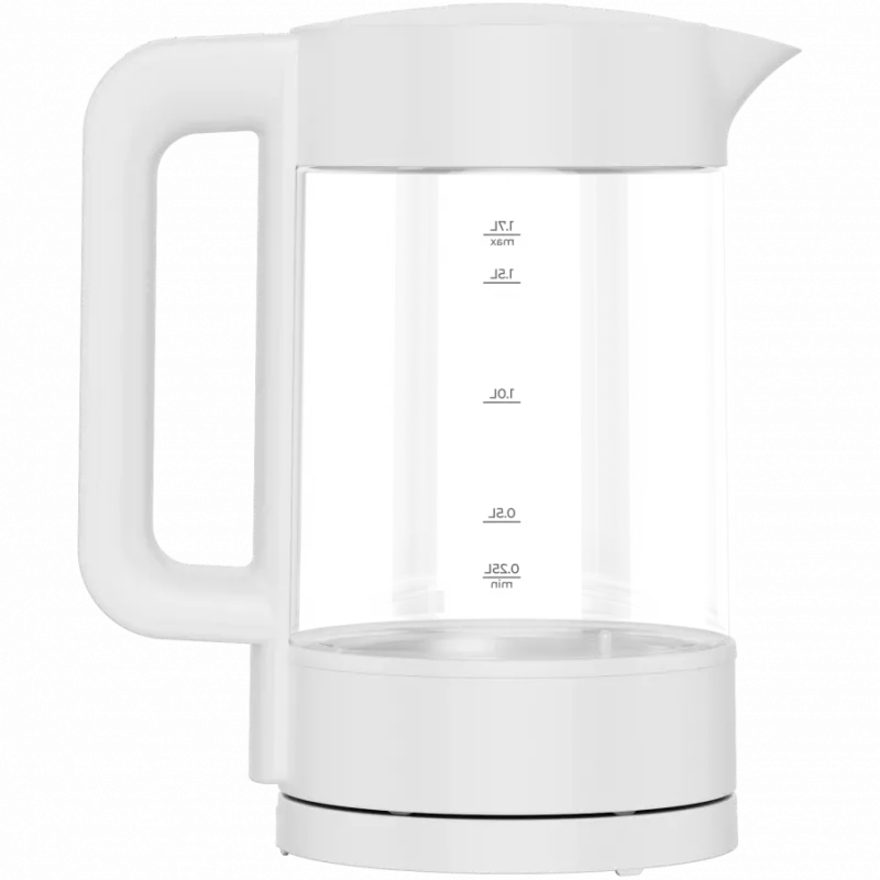 Czajnik elektryczny, biały, 220-240V, 1850-2200W, 1.7L, utrzymywanie ciepła 30 min, 40,60,80,90,100°C, panel sterowania w uchwycie