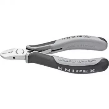 Knipex elektronické bočné kliešte dĺžka 115 mm tvar 0 skosenie áno, malé zrkadlovo leštené