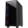 Obudowa INTER-TECH X-608 INFINITY MICRO, microATX, RGB, frontowy i boczny panel z hartowanego szkła, bez zasilacza