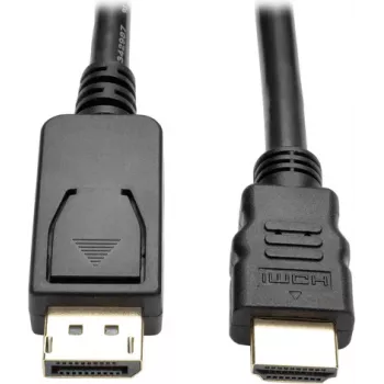 Tripp Lite P582-006-V2-ACT DisplayPort 1.2 auf aktives HDMI-Adapterkabel - DP mit Verriegelungen auf HDMI (Stecker/Stecker) - UHD 4K - 1,83 m (P582-00