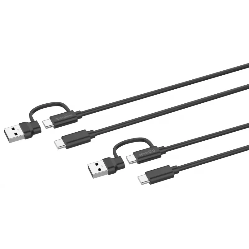 Kabel USB 3.2 Gen 1 (3.1 Gen 1) Speedlink SL-460101-BK, 3 m, USB A/USB C na USB C, czarny