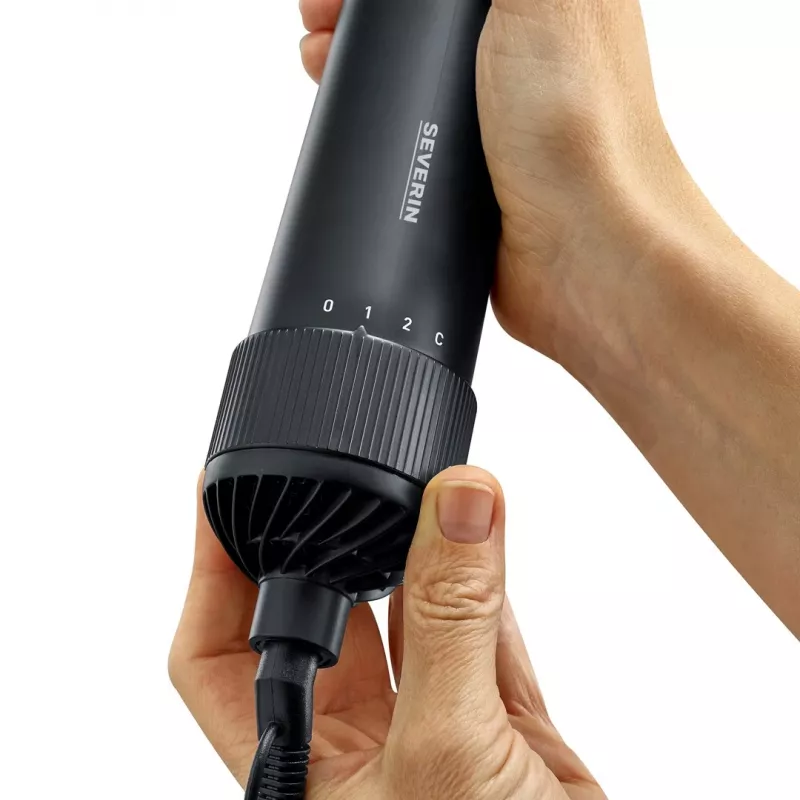 Suszarka do włosów z funkcją stylizacji Severin WL 0241 Hot air brush Warm Black 1000 W 1.8 m