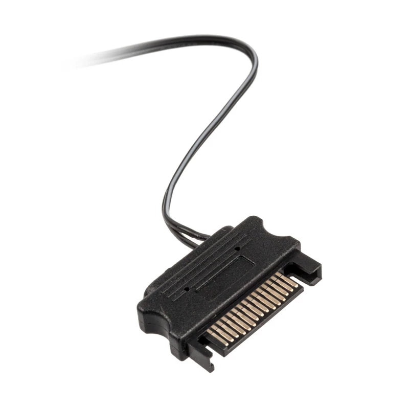 Kabel rozgałęźnika wentylatora Kolink 1-na-4 PWM 35 cm, 4-pin PWM na 4×4-pin PWM + SATA