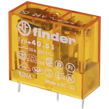 Finder PCB Power Relay 24 VAC 1.2 VA (40.51.8.024.0000)