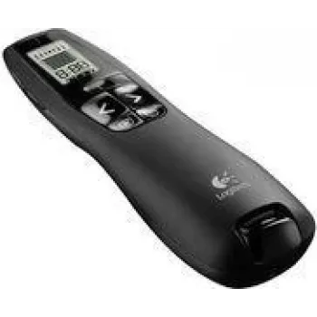 Logitech R800 PRO - 2.4 GHz - 30 m - AAA - USB - Czarny - Microsoft Windows XP/Windows Vista/Windows 7 (910-001350)