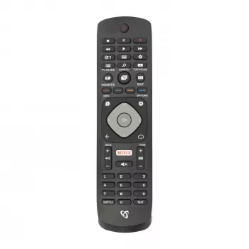 Uniwersalny pilot zdalnego sterowania SBOX RC-01404 do telewizorów Philips — kompatybilny pilot zastępczy