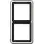 JUNG CD 582 PT. Produktfarbe: Platin, Markenkompatibilität: JUNG, Material: Aluminium. Breite: 81 mm, Höhe: 152 mm (CD582PT)