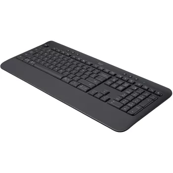 Logitech Signature K650 - Klawiatura - Bezprzewodowa - Bluetooth 5,1 - QWERTY - Hiszpański - Grafit (920-010917)