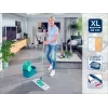 Leifheit 55092 mop z mikrofibry 8000 ml do użytku na sucho i mokro, mikrofibra, niebieski, szary