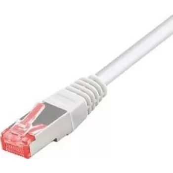 Tecline exertis Connect - kabel krosowy - RJ-45 (M) do RJ-45 (M) - 10 m - kabel SSTP - CAT 6 - bezhalogenowy - biały (71510W)