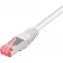 Tecline exertis Connect - kabel krosowy - RJ-45 (M) do RJ-45 (M) - 10 m - kabel SSTP - CAT 6 - bezhalogenowy - biały (71510W)