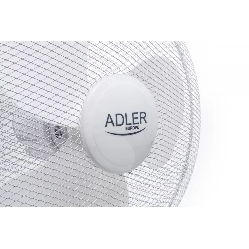 Adler | AD 7305 | Wentylator stojący | Biały | Średnica 40 cm | Liczba prędkości 3 | Oscylacja | 45 W
