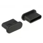 Socket safety cover DeLOCK 64014 USB Type-C Czarny 10 pcs