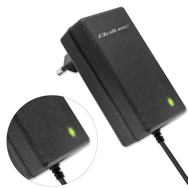 Ładowarka QOLTEC 52423 do akumulatorów AGM/GEL/STD 6V/12V 1,5A