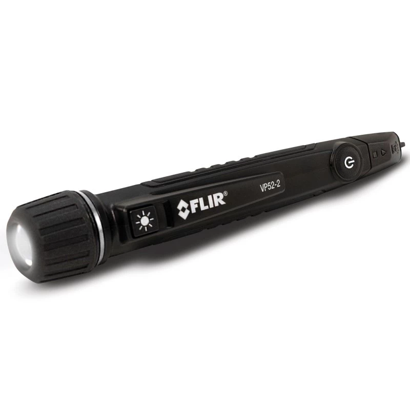 FLIR VP52-2 bezkontaktowy tester napięcia CAT IV 1000 V LED, wibracje, akustyczny Kieszonkowy Czarny