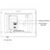 Wideodomofon Hikvision DS-KH8350-TE1 7-calowy dotykowy ekran IPS, PoE, SIP, slot MicroSD, 1024×600, obudowa aluminiowa, Czarny