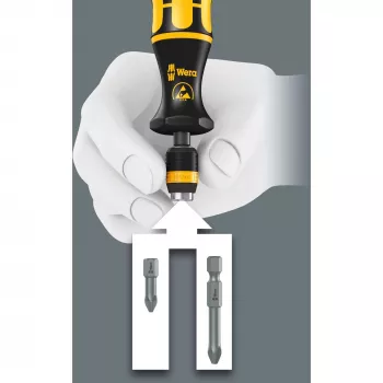 Wera Kraftform Kompakt 60 ESD - Handhalter mit Bitset - 17 Stücke (05051043001)