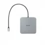 DICOTA D32057 USB Type-C Hub 10000 Mbit/s Srebrny
