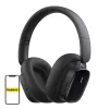 Baseus Bowie H1i Zestaw słuchawkowy Bezprzewodowy pałąk na głowę Połączenia/Muzyka USB Typu C Bluetooth Czarny