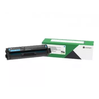 Kaseta z tonerem Lexmark 20N2XC0 o bardzo wysokiej wydajności, 3000 stron, niebieskozielona