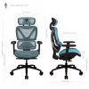 ThunderX3 XTC Ergonomiczne krzesło biurowe - czarny/niebieski