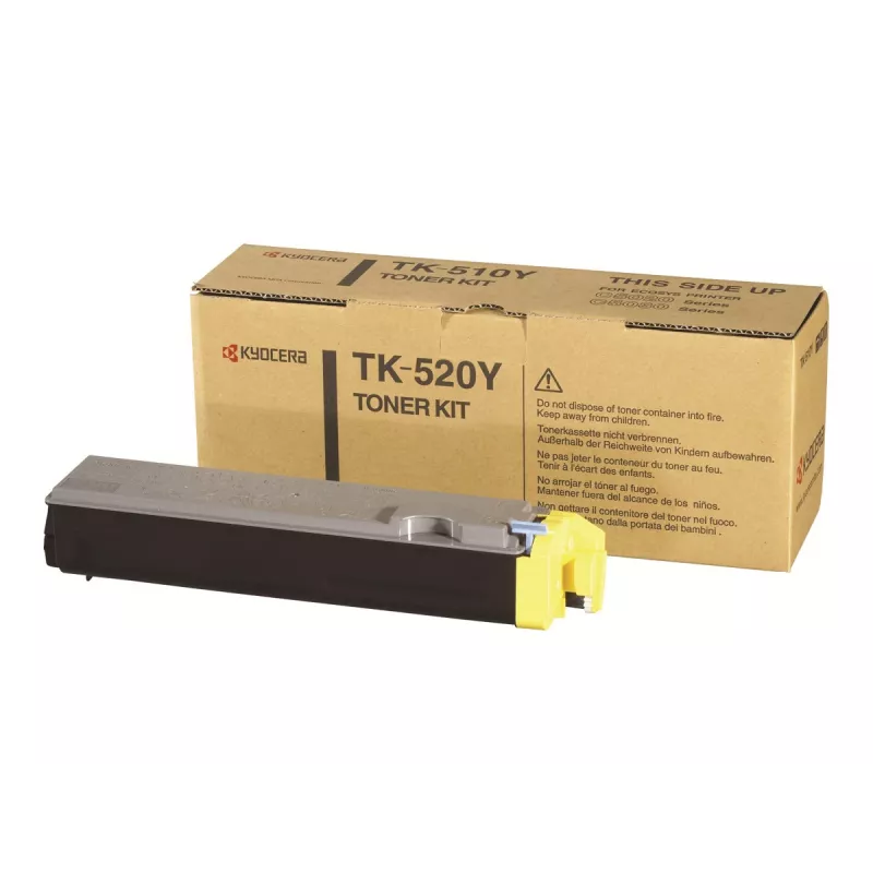 Kaseta z tonerem KYOCERA TK-520Y 1 szt. oryginalna żółta