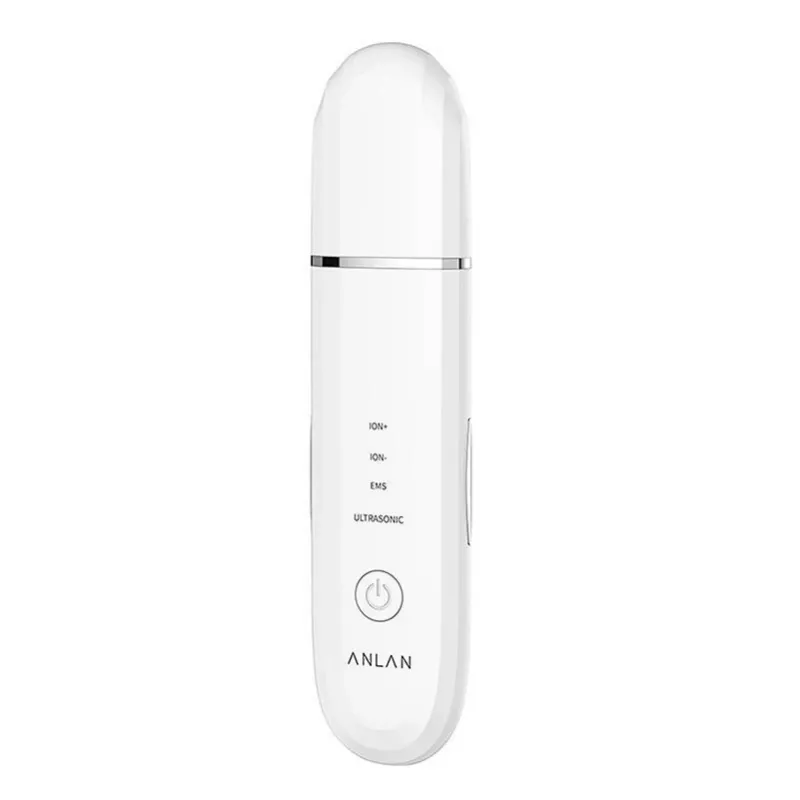 Ultrasoniczny Peeling Kawitacyjny ANLAN ALCPJ07-02 — biały, urządzenie do ultradźwiękowej eksfoliacji i głębokiego oczyszczania